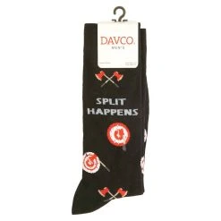 Cheapest 🥰 Mens Davco Split Happens 🧦 Socks 🛒