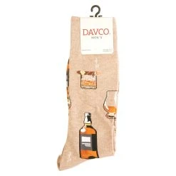 Cheapest 👏 Mens Davco Drink And Cigar 🧦 Socks 🛒
