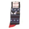 Best Sale 🌟 Mens Davco Polar Bear Fair Isle 🧦 Socks - Black 🥰