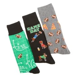 Discount 😉 Mens Davco Football Game Day Box 🧦 Socks ✔️