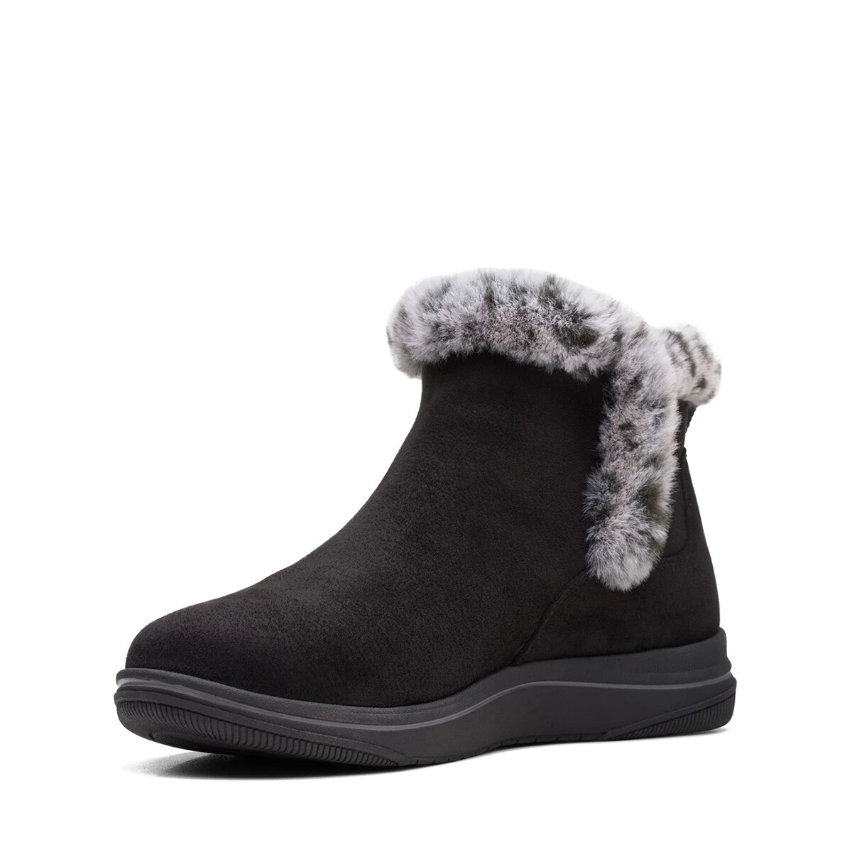 Top 10 🔥 Womens Clarks® Breeze Fur Ankle 🥾 Boots - Black 🌟 - Image 2