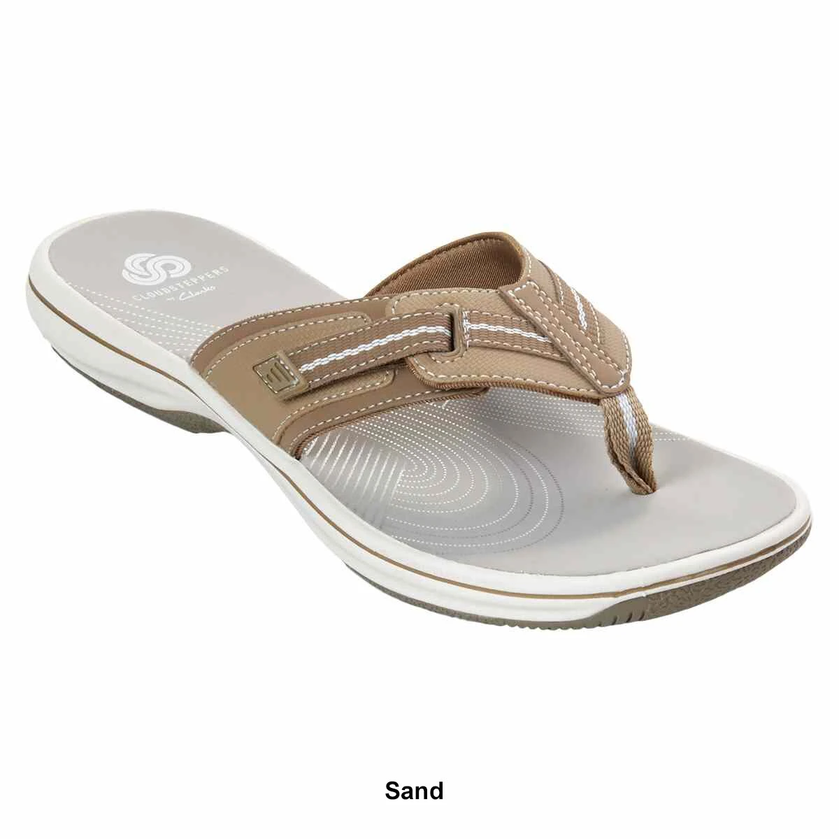 Cheapest 🎉 Womens Clarks® Cloudsteppers™ Brinkley Jazz Flip Flop 🩴 Sandals 😀 - Image 8