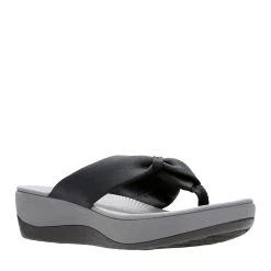 Discount 🌟 Womens Clarks® Cloudsteppers™ Arla Glison Solid Thong 🩴 Sandals ❤️