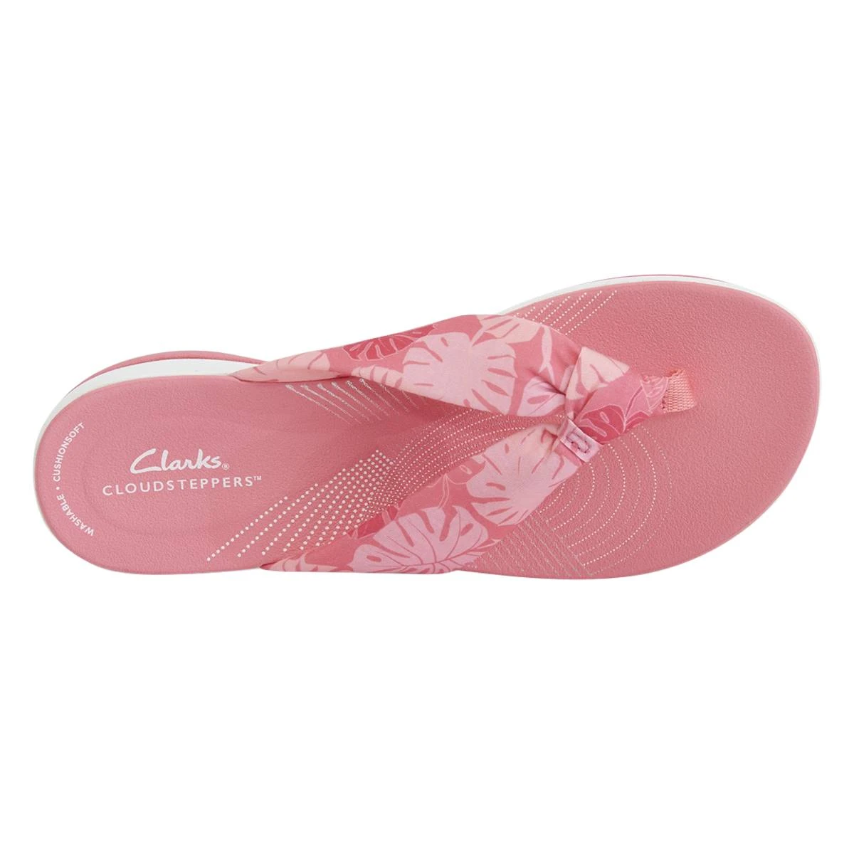 Coupon 🥰 Womens Clarks® Arla Glison Flip Flop 🩴 Sandals - Coral ⌛ - Image 4
