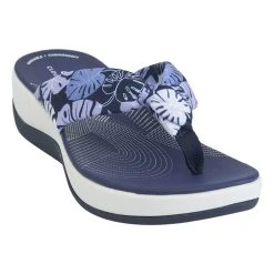 Wholesale ✨ Womens Clarks® Arla Glison Flip Flop 🩴 Sandals - Blue 🧨