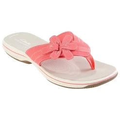 Best Pirce 🧨 Womens Clarks® Cloudsteppers™ Brinkley Flip Flop 🩴 Sandals 😍