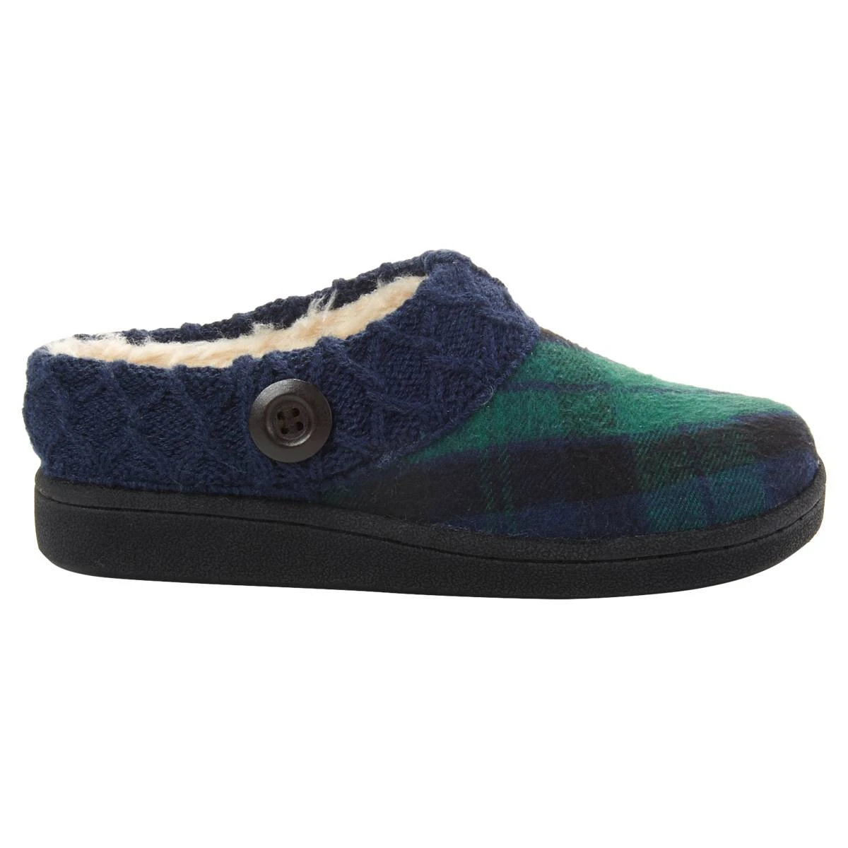 Wholesale 🔔 Womens Clarks® Nikki Plaid Scuff Slippers 🔥 - Image 2