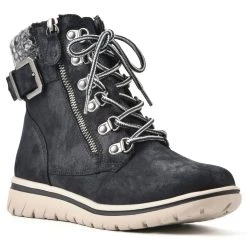 Coupon 🧨 Cliffs-by-White-Mountain 👩 Womens Cliffs By White Mountain Hearty Lace-Up Ankle 🥾 Boots 🛒