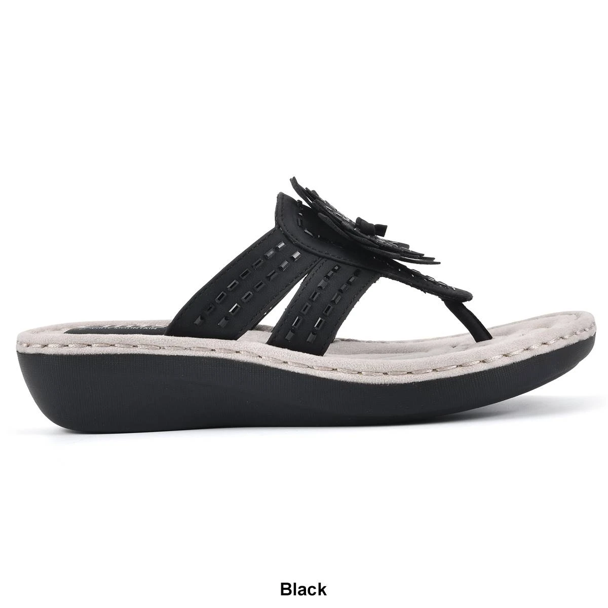 Deals 💯 Cliffs-by-White-Mountain 👩 Womens Cliffs By White Mountain Cupcake II Wedge 🩴 Sandals ❤️ - Image 2