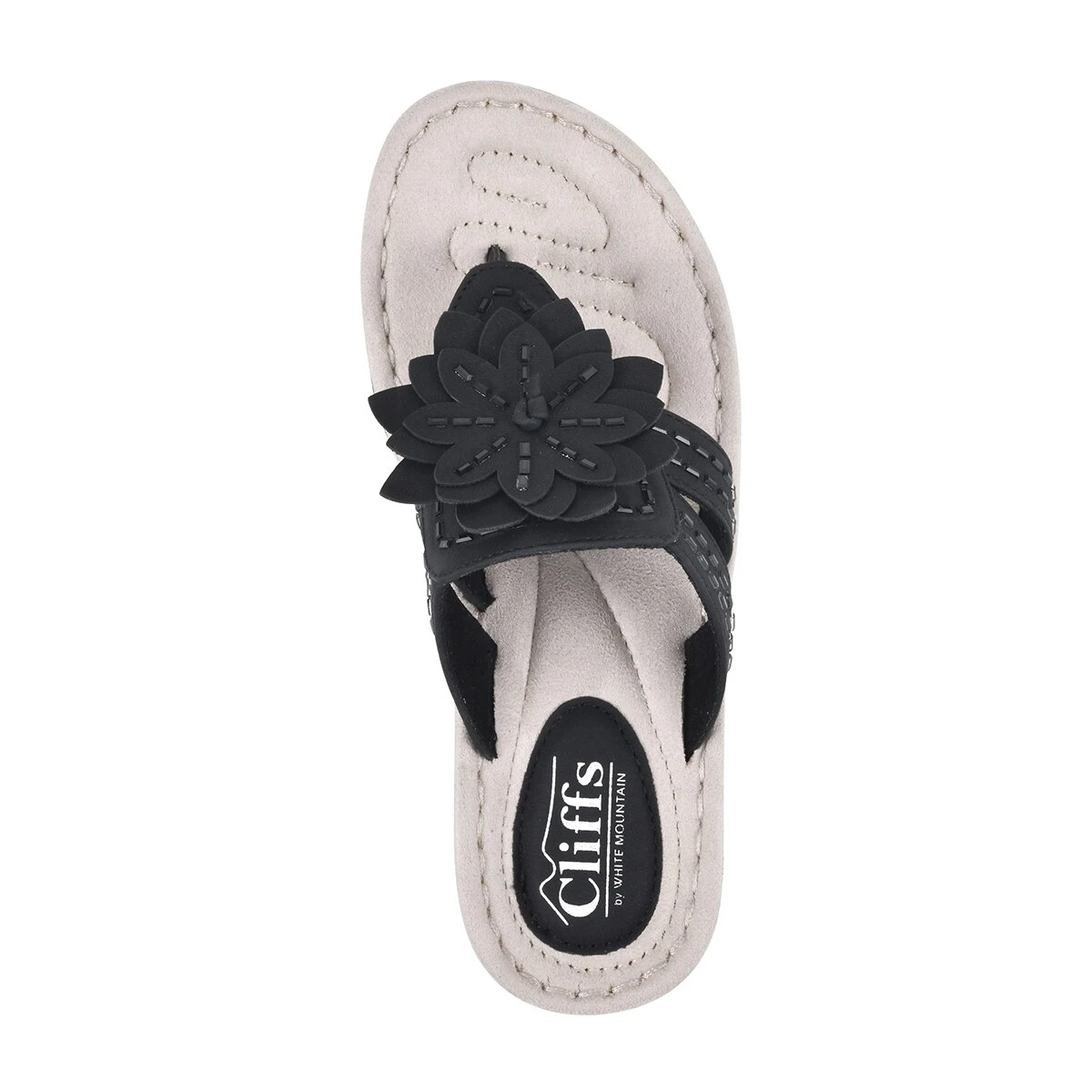 Deals 💯 Cliffs-by-White-Mountain 👩 Womens Cliffs By White Mountain Cupcake II Wedge 🩴 Sandals ❤️ - Image 4