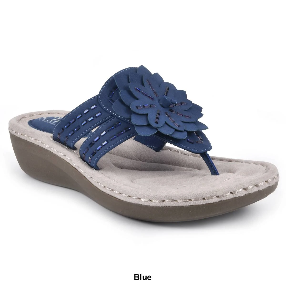 Deals 💯 Cliffs-by-White-Mountain 👩 Womens Cliffs By White Mountain Cupcake II Wedge 🩴 Sandals ❤️ - Image 7