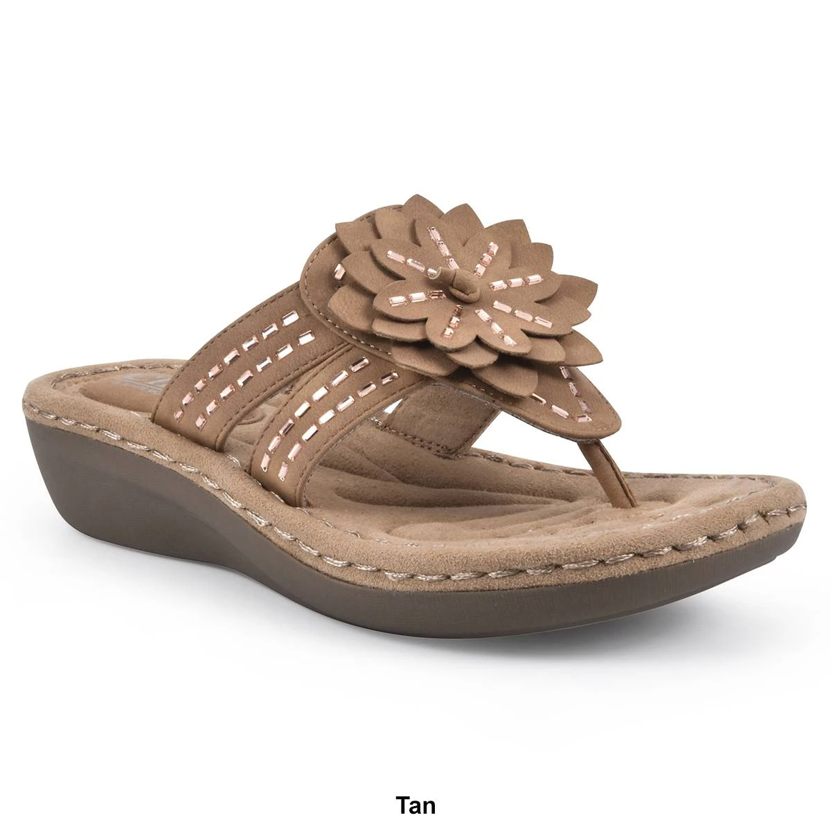 Deals 💯 Cliffs-by-White-Mountain 👩 Womens Cliffs By White Mountain Cupcake II Wedge 🩴 Sandals ❤️ - Image 10