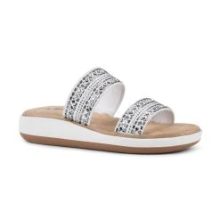 Best Sale 😍 Cliffs-by-White-Mountain 🩴 Sandals 👩 Womens Cliffs By White Mountain Mucho Slide 🩴 Sandal 😀