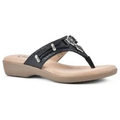 Outlet ⭐ Cliffs-by-White-Mountain 👩 Womens Cliffs By White Mountain Bailee Thong 🩴 Sandals 🌟